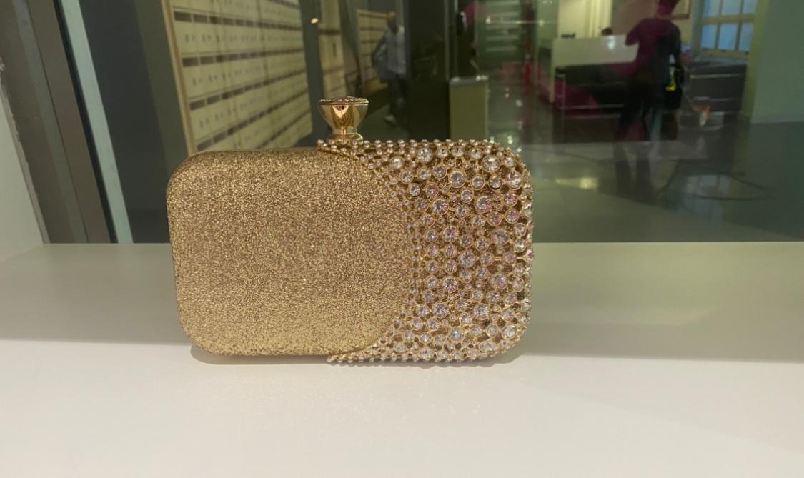 Gold Clutch bag