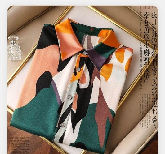 Colorful Print Shirt