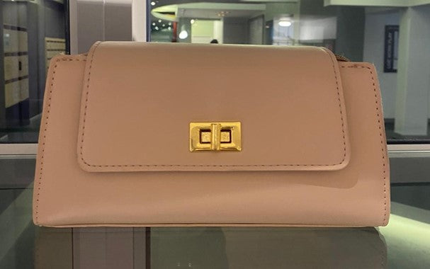 Beige Clutch Bag