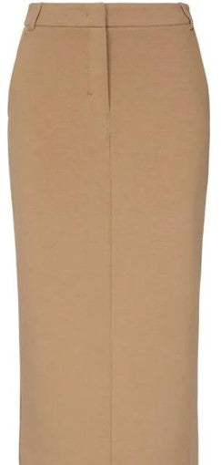Beige Pencil Skirt